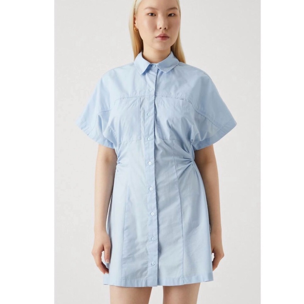 2/$40 NWT Abercrombie & Fitch Button Down Ruched Dress